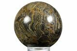 Polished Stromatolite (Greysonia) Sphere - Bolivia #355369-1